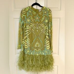 Beautiful ASOS beaded cocktail dress.